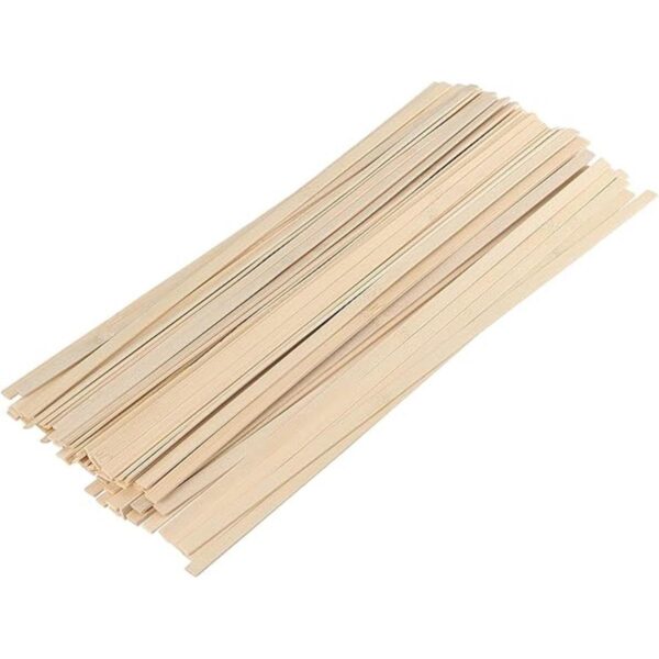 Hakzeon 600 palillos de bambú natural de 15.5 pulgadas