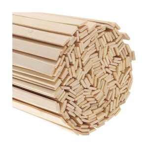 Hakzeon 600 palillos de bambú natural de 15.5 pulgadas