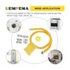 Kit de conector de línea de gas inoxidable flexible de 48