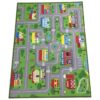 City Street Map Alfombra para niños con carreteras_1