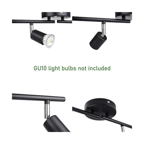 Meigour Kit de iluminación LED ajustable con 4 cabezales_2