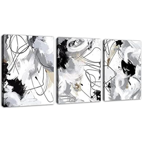 Lienzo abstracto para pared para dormitorio baño sala_1