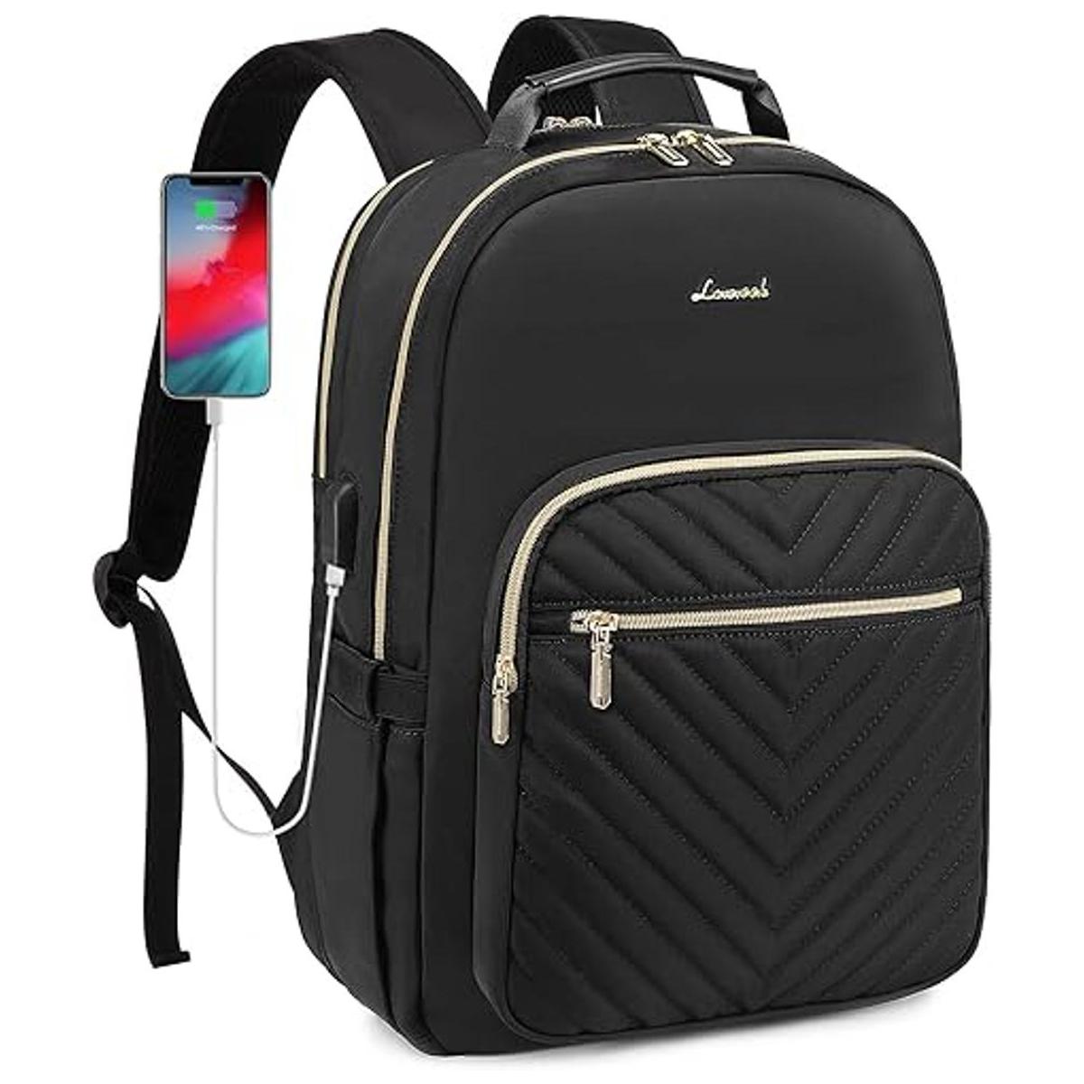 Lovevook Mochila acolchada para laptop bolsa elegante