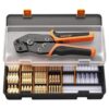 Kit de herramientas de crimpado con conector de terminal