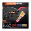 Kit de herramientas de crimpado con conector de terminal
