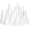 Conos de espuma blanca para manualidades 5 tamaños_1