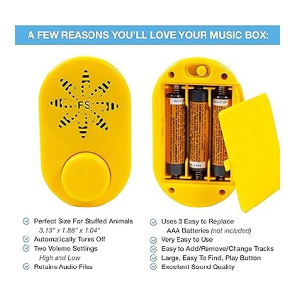 Friendly Songs Módulo de sonido caja de voz de 2 horas_4