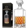 Lighten Life Decantador de whisky decantador de cristal