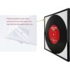 Marco de álbum de disco de música negro paquete de 4