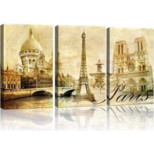 Lienzo decorativo para pared diseño abstracto de París_1