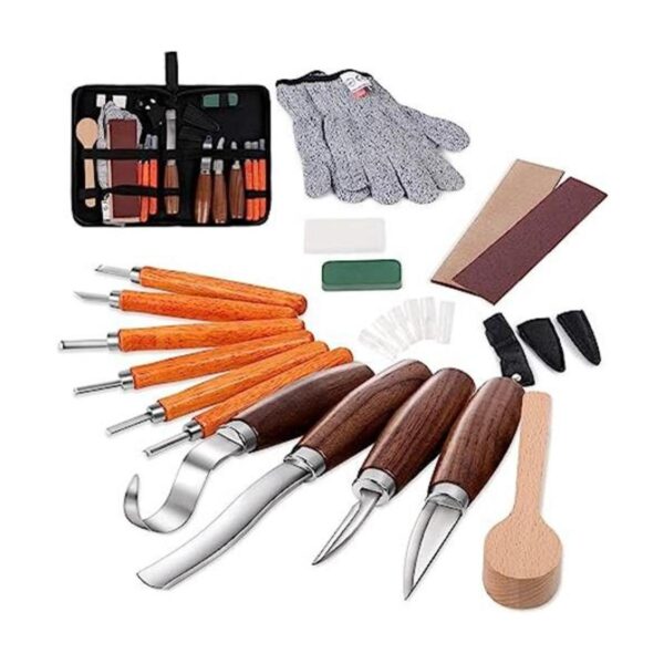 Juego de herramientas de tallado de madera kit de_1
