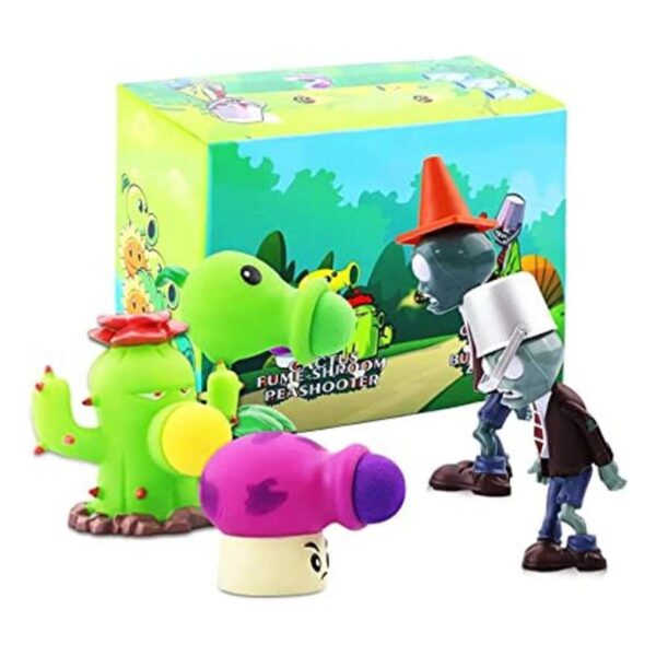 Maikerry 5 piezas de PVZ serie 2 juguetes personajes de_1