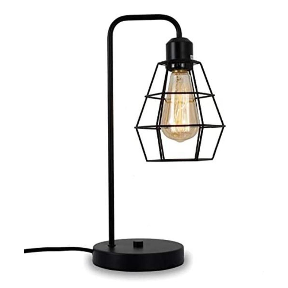 Lámpara de mesa industrial luz de escritorio Edison