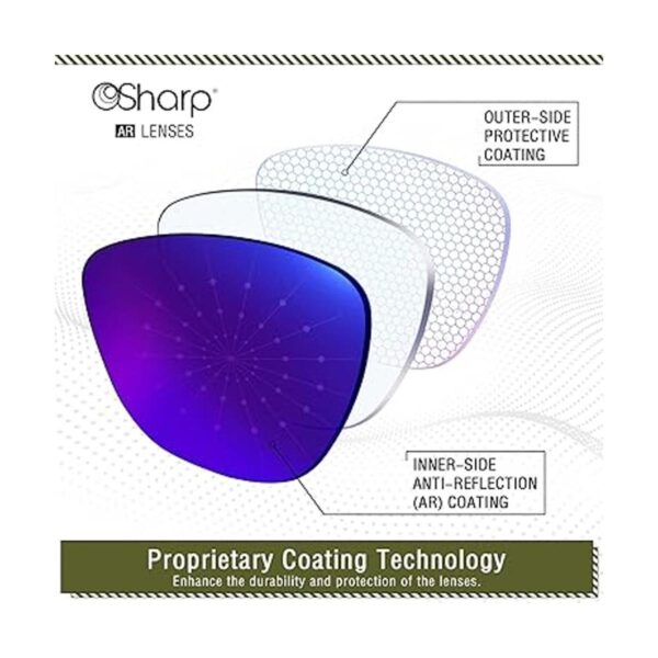 OSharp Lentes de repuesto para gafas de sol Oakley Batwolf_3