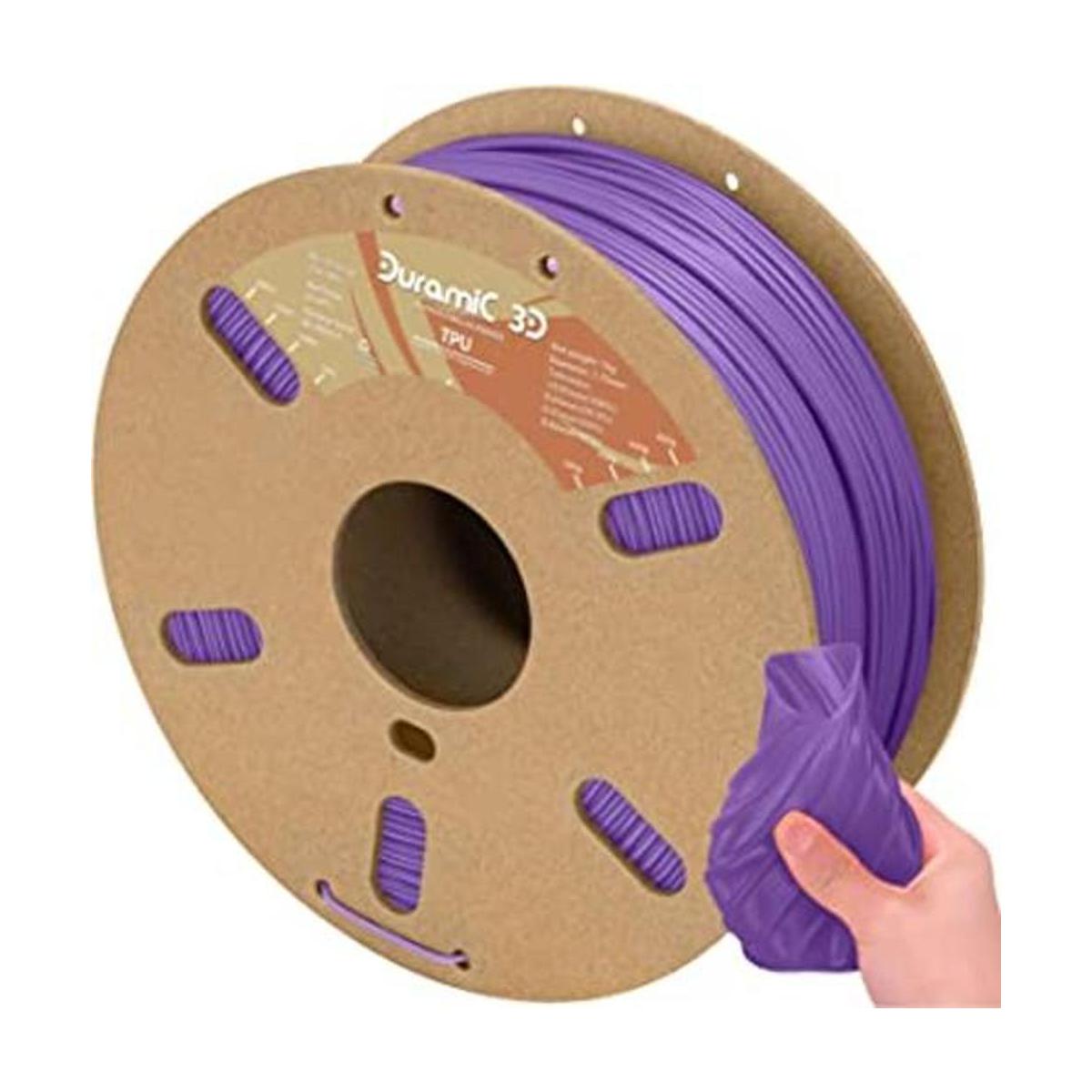 DURAMIC 3D Filamento de TPU de 0.069 in morado filamento