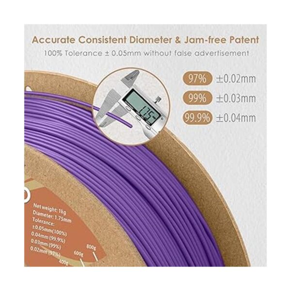DURAMIC 3D Filamento de TPU de 0.069 in morado filamento_4