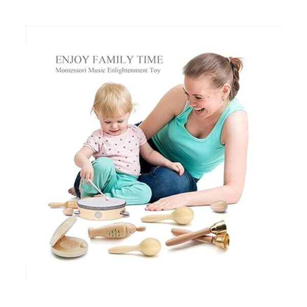 Instrumentos musicales de madera para niños pequeños