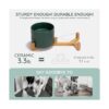 Juego de cuencos de cerámica para perros y gatos con_3