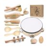 Instrumentos musicales de madera para niños pequeños