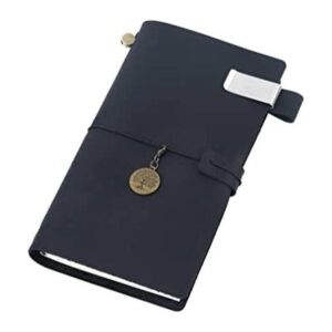 Moterm Travelers Cuaderno de viaje de cuero hecho a mano_1
