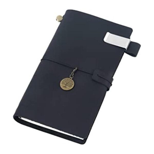 Moterm Travelers Cuaderno de viaje de cuero hecho a mano_1