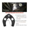 Llave de tuerca ajustable 1266 y llave de cilindro