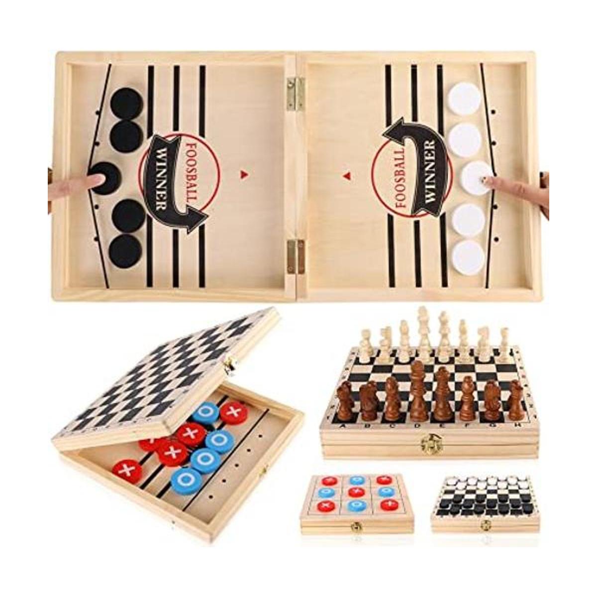 Juego Sling Puck Game Juego de damas de ajedrez Juego de