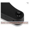 Llave de tuerca ajustable 1266 y llave de cilindro