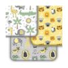 GROW WILD Sábanas para cuna paquete de 3 sábanas bajeras_1
