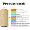 HILELIFE Rosca encerada 568 yardas 2 rollos de hilo