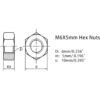 M6X1.0.000 in 304 de acero inoxidable rosca de mano_4