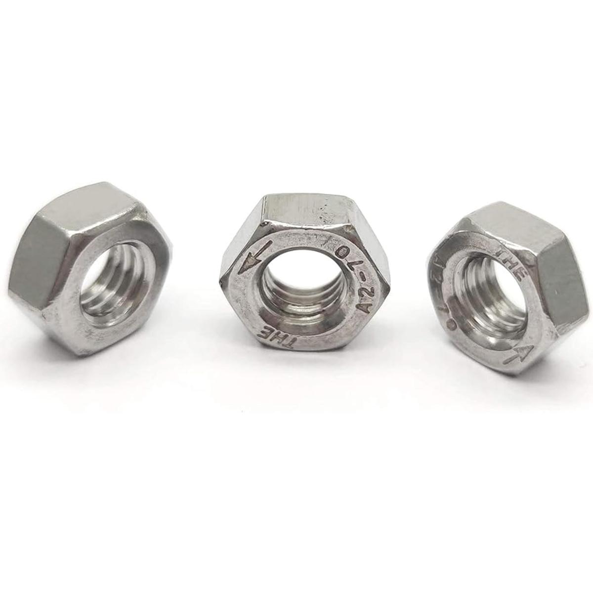 M6X1.0.000 in 304 de acero inoxidable rosca de mano