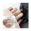PZRT 2 anillos de ganchillo para tejer con lazo dedal_4