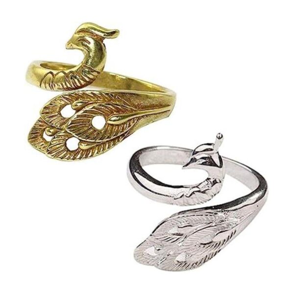 PZRT 2 anillos de ganchillo para tejer con lazo dedal_1