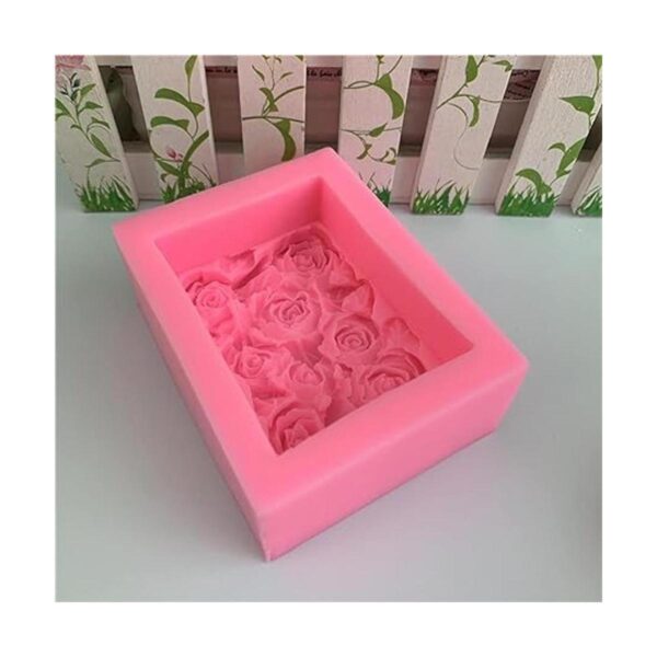 OBTANIM 2 moldes cuadrados de silicona para fondant de_4