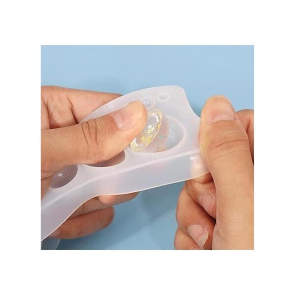 DDlife 2 moldes de silicona para gemas cabujón moldes de