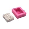 OBTANIM 2 moldes cuadrados de silicona para fondant de_2