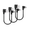 MXTECHNIC Cable de datos mini USB de 10 pulgadas de 90_1