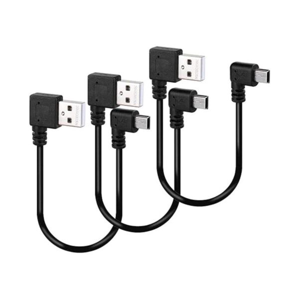 MXTECHNIC Cable de datos mini USB de 10 pulgadas de 90_1