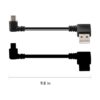 MXTECHNIC Cable de datos mini USB de 10 pulgadas de 90_3
