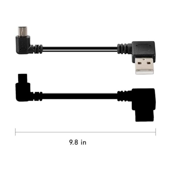 MXTECHNIC Cable de datos mini USB de 10 pulgadas de 90_3