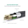 MXTECHNIC Cable de datos mini USB de 10 pulgadas de 90_6