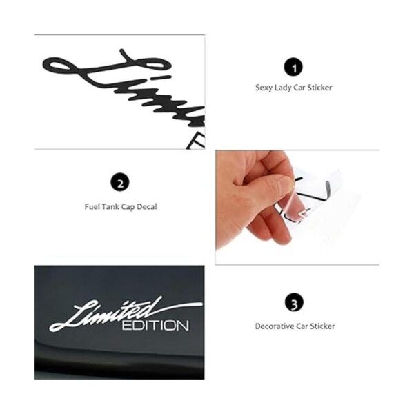 FAVOMOTO Pegatinas reflectantes para coche 5 unidades