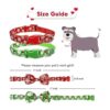 Collar de perro de Navidad con pajarita paquete de 2_3