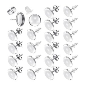 Juego de 200 piezas de bisel de pendientes con 50 piezas