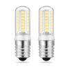 KLG Bombillas LED E17 regulables para horno de microondas