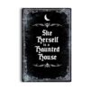 IRISIVITA Letrero de metal espeluznante She Herself Is A
