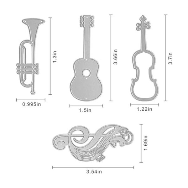 Troqueles de corte de combinación de instrumentos