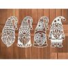 DDeehs 4 piezas de troqueles de Navidad con diseño de Papá_3