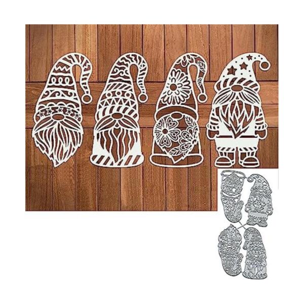 DDeehs 4 piezas de troqueles de Navidad con diseño de Papá_1